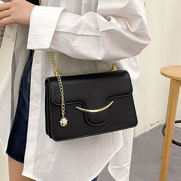 2/$21 Black Horn Crossbody Bag  - Picture 1 of 6